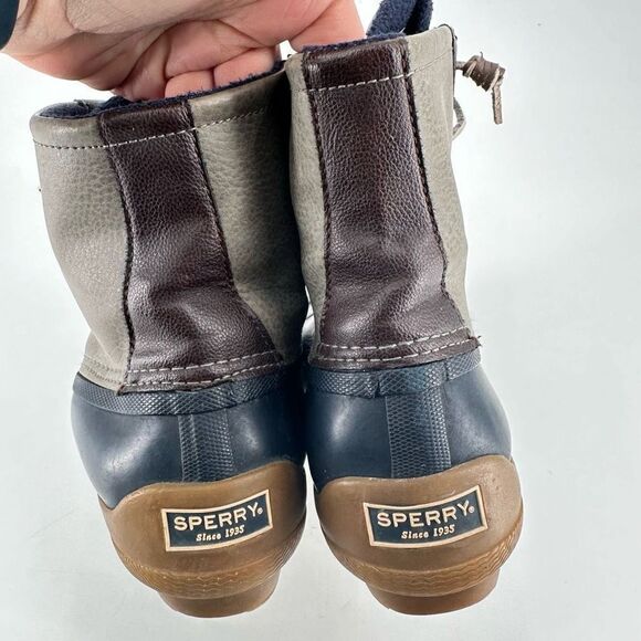 Sperry Womens Syren Gulf Waterproof Duck Ankle Rainboots Boot Grey Blue Size 9.5 - Picture 10 of 11